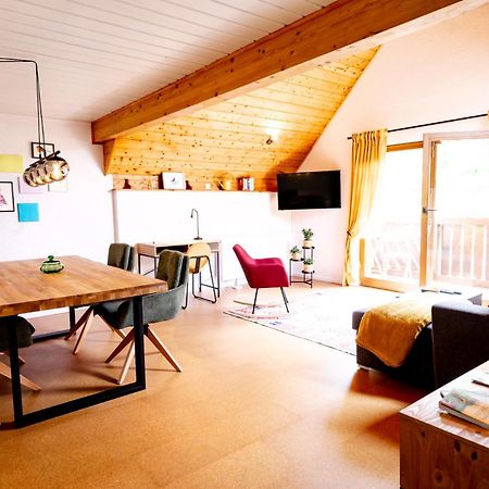 Birds-Nest Ferienwohnung Balkon Kaminofen Darstein Eksteriør billede